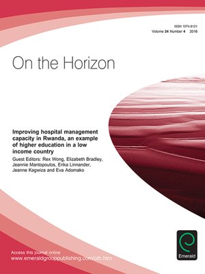 cover image of On the Horizon, Volume 24, Issue 4